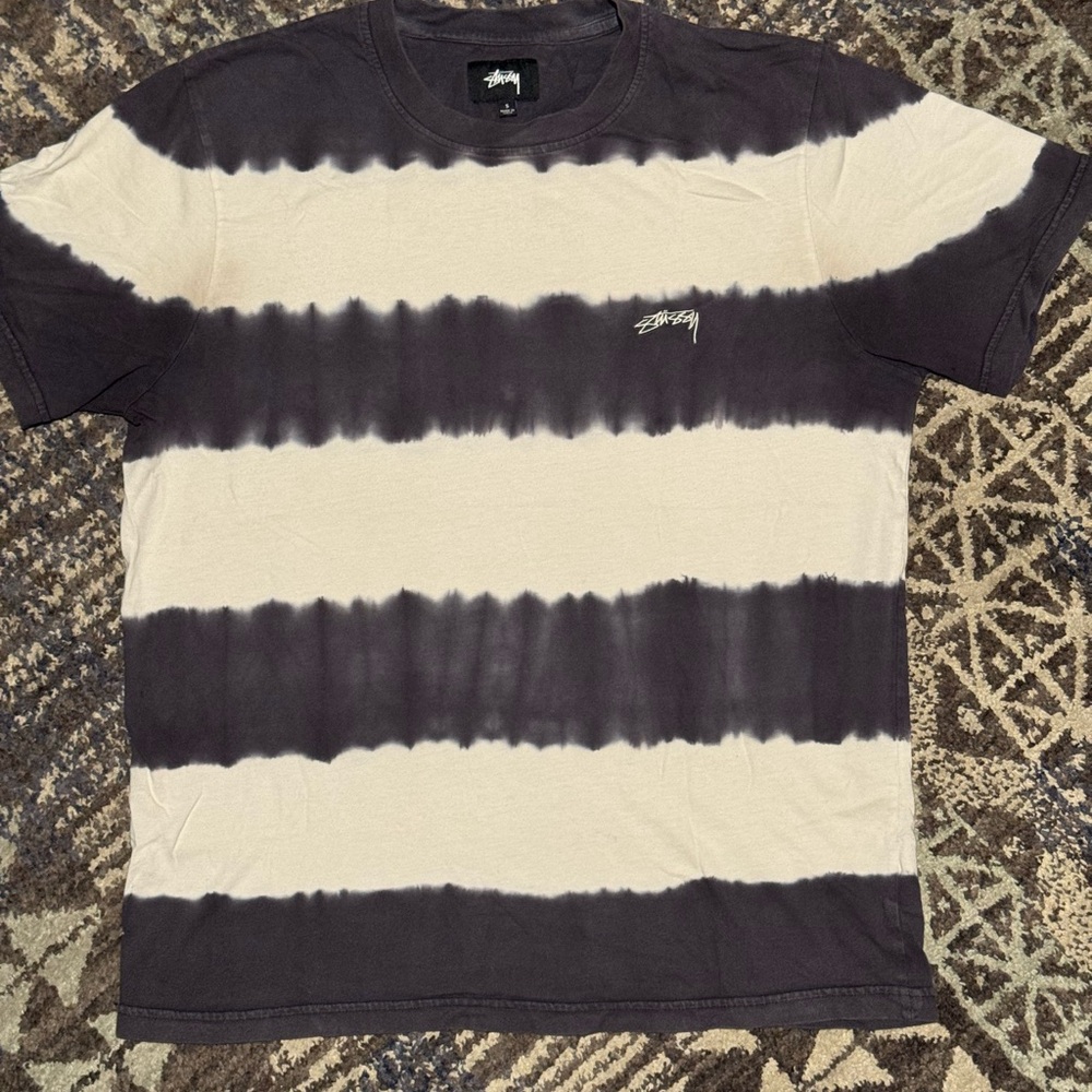 Stussy Monochrome Tie-Dye Men's Tee